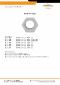 Mutter ISO 4032, klass 8, M30, överdimensionerad, PC-Coat