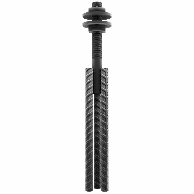 ANSTAR grundskruv ALP30PC, M30x1085, obehandlad