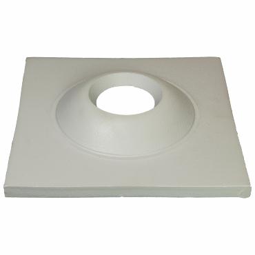 Bricka dome, R32 200x200x8, PC-Coat