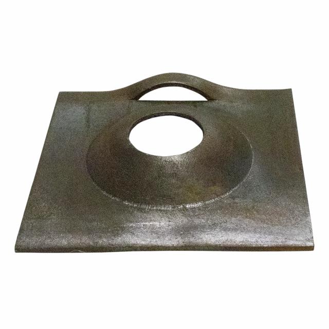 Dome Plate, Ø40 150x150x4, obehandlad