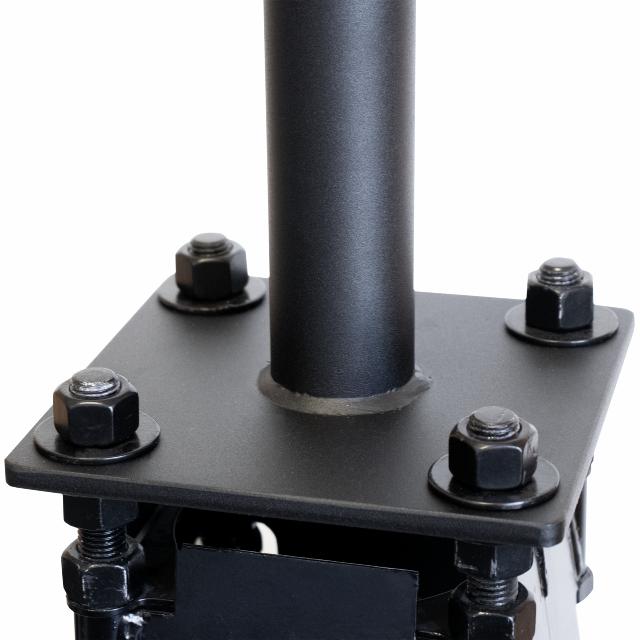 Laddstolpe Ø60x1100-160, pulverlackerad