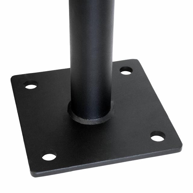 Laddstolpe Ø60x1100-160, pulverlackerad