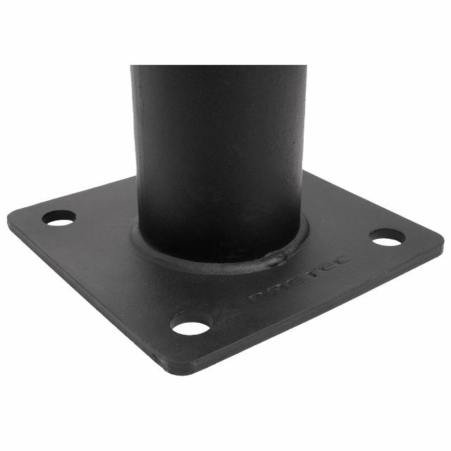 Påkörningsstolpe Ø108x750, PC-Coat mattsvart 